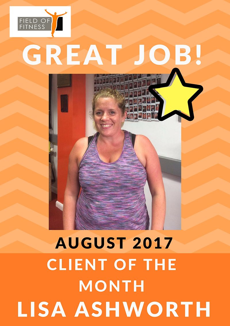 August Member Of The Month Field Of Fitness