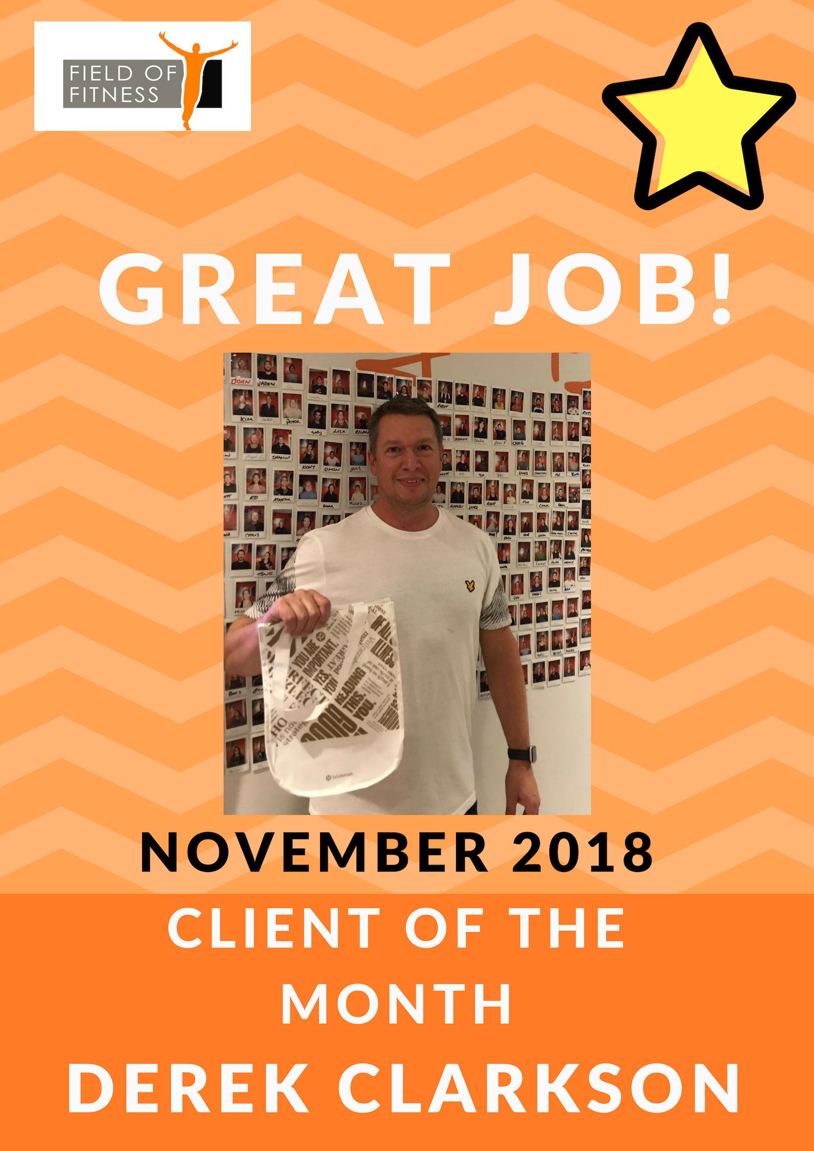 November Member of the month - Derek