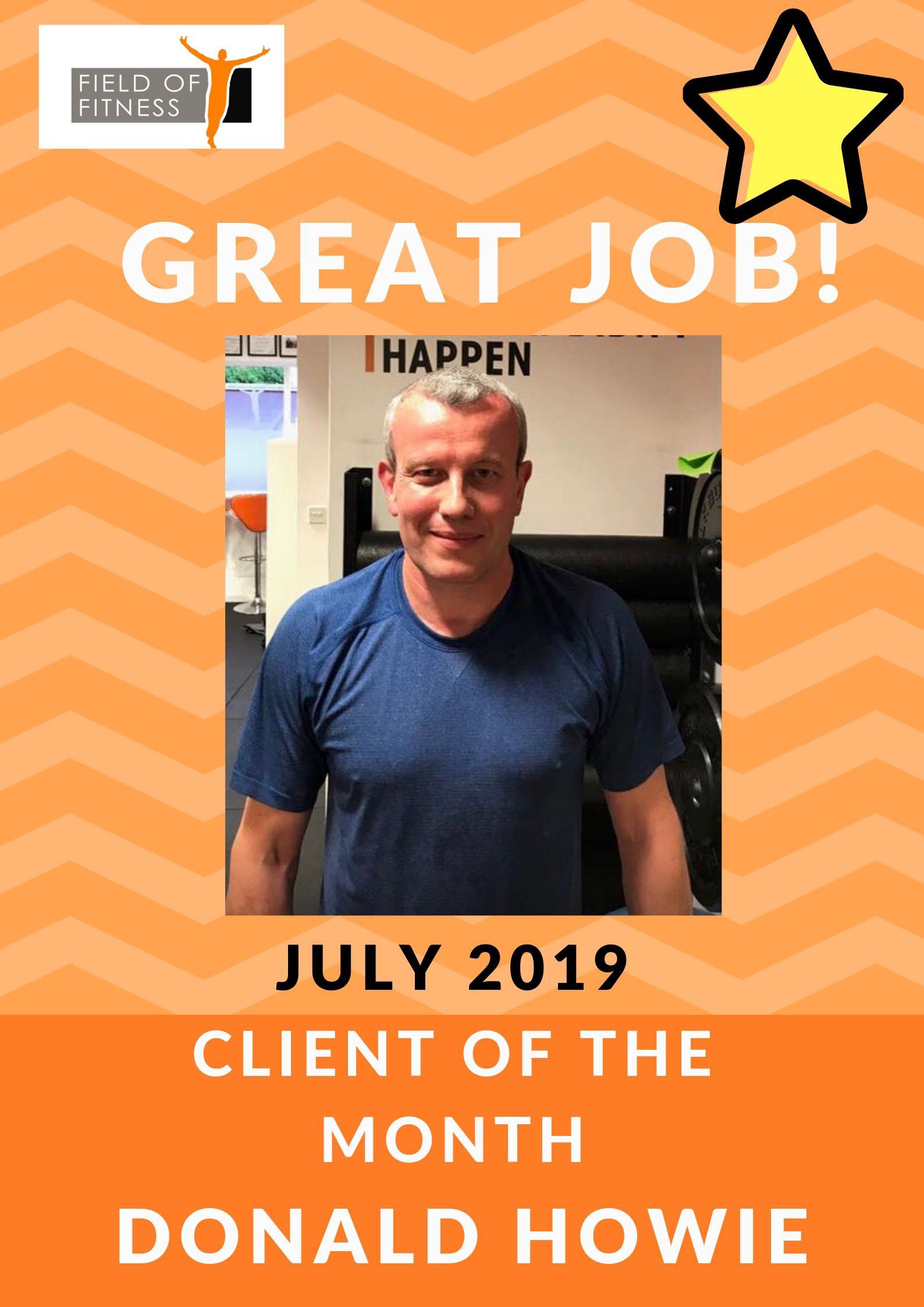 Field of Fitness July 2019 Member of the month